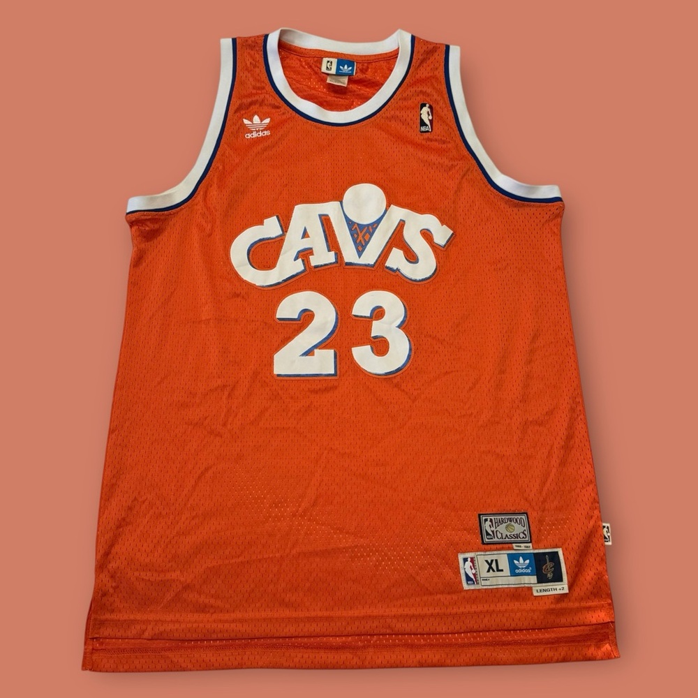 Adidas LeBron Throwback Orange Jersey